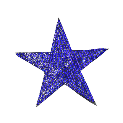 3 inch Stars Rhinestone Patch