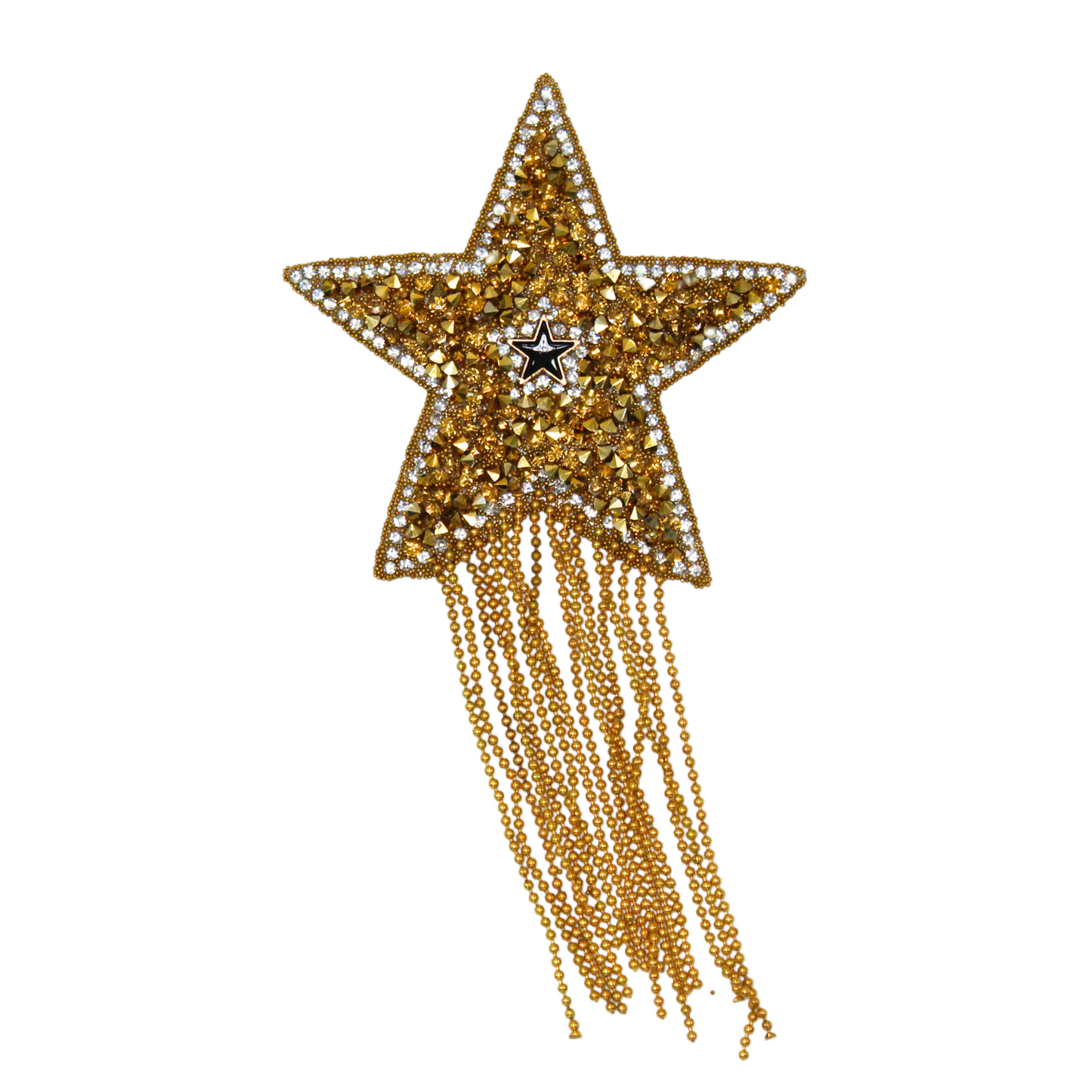 Star Tassel Rhinestone Patch