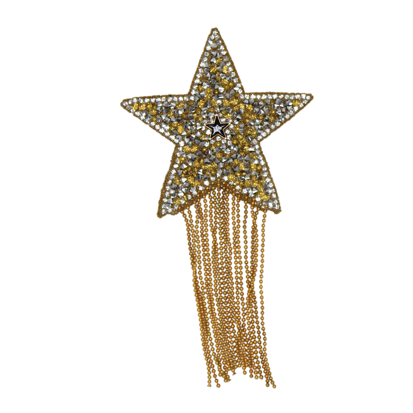 Star Tassel Rhinestone Patch