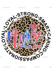 Strong Nurse DTF Transfer