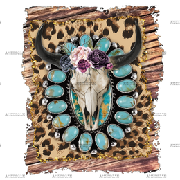 Texas Bull DTF Transfer