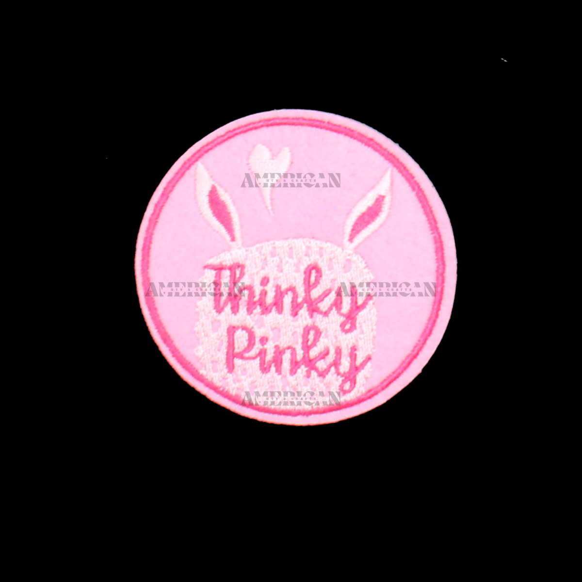 Thinky Pinky Patch (Small/Embroidery)