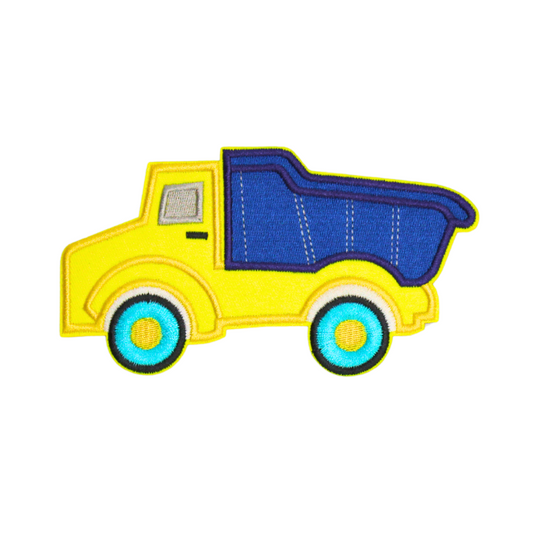 Dump Truck Yellow Patch (Small/Embroidery)