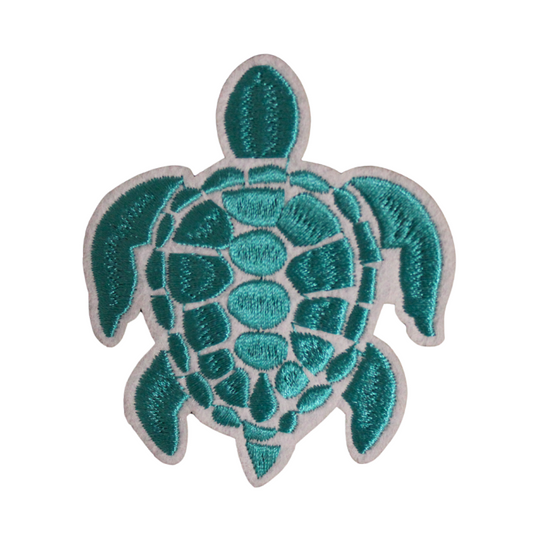 Turtle - Turquoise Patch (Small/Embroidery)