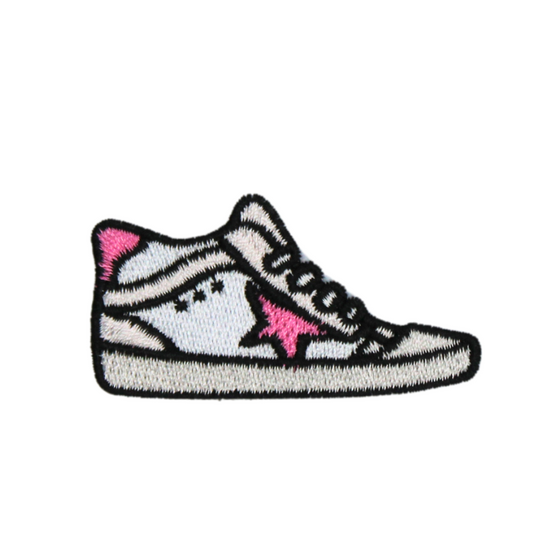 White Shoe Patch (Small/Embroidery)