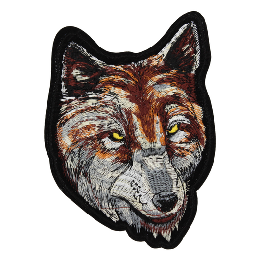Wolf Yellow Eyes Patch (Large/Embroidery)