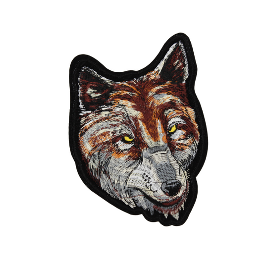 Wolf Yellow Eyes Patch (Small/Embroidery)