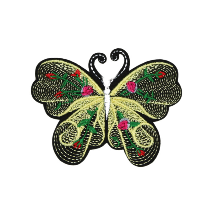 Colorful Butterflies Patch (Small/Embroidery)