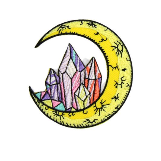 Crystal Moon Patch (Small/Embroidery)