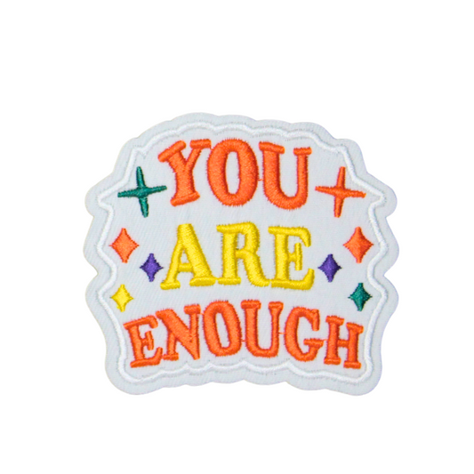 You Are Enough Sparkle Patch (Small/Embroidery)