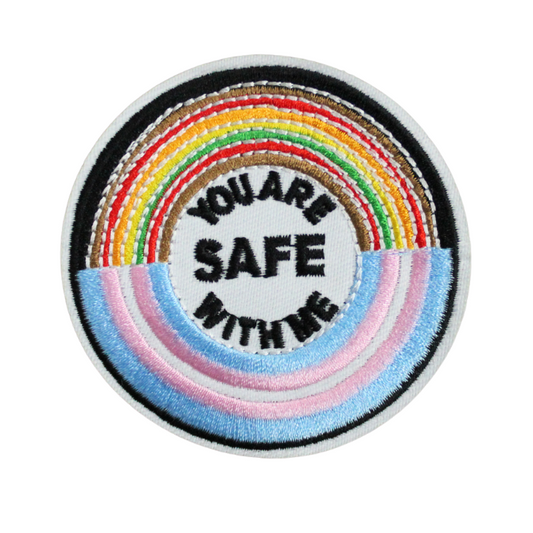 You Are Safe With Me Patch (Small/Embroidery)