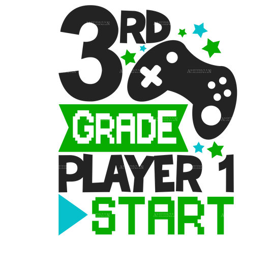 3rd Grade Player-1 Start DTF Transfer