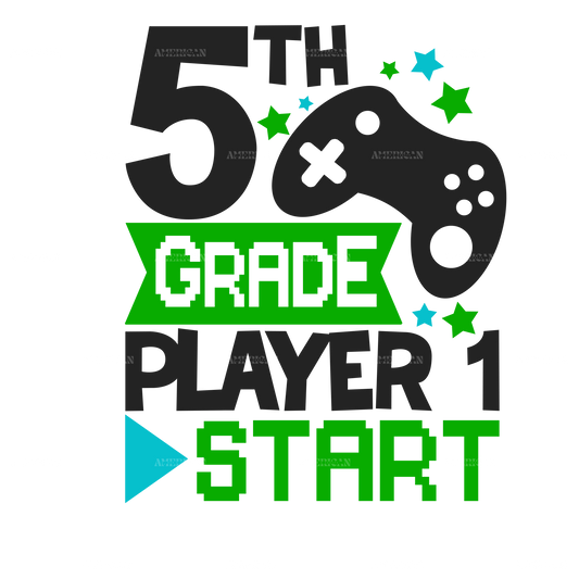 5th Grade Player-1 Start DTF Transfer