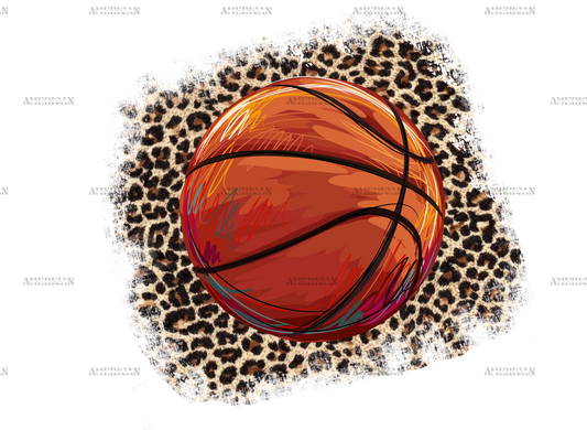 Basketball Leopard DTF Transfer
