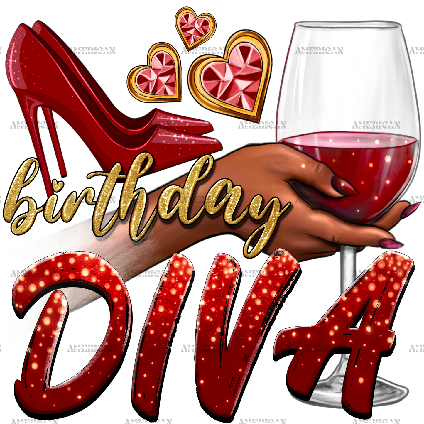 Birthday Diva DTF Transfer