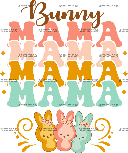 Bunny Mama  DTF Transfer