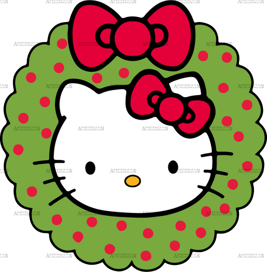 Christmas Kitty-11 DTF Transfer