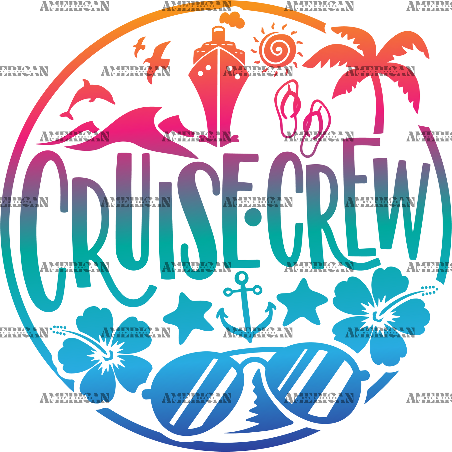 Cruise Crew DTF Transfer