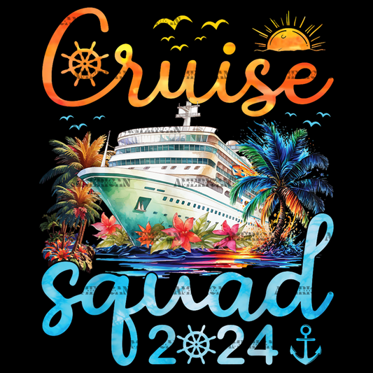 Cruise Squad 2024-1 DTF Transfer