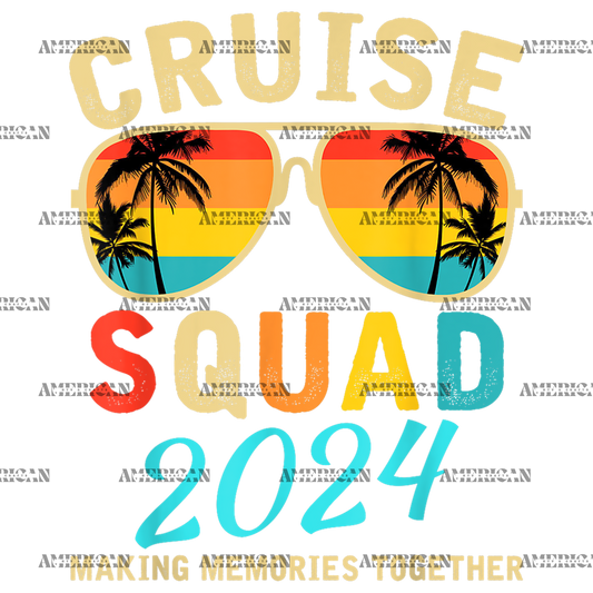 Cruise Squad 2024 Goggles DTF Transfer