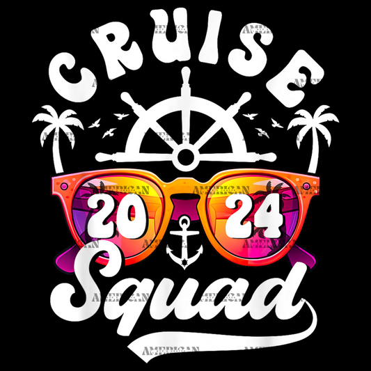 Cruise Squad Goggles 2024-1 DTF Transfer