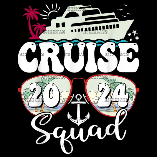 Cruise Squad Goggles 2024-3 DTF Transfer