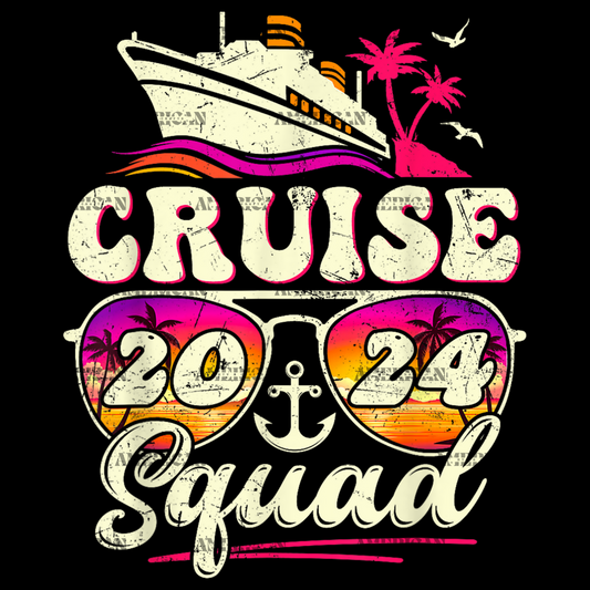 Cruise Squad Goggles 2024-4 DTF Transfer