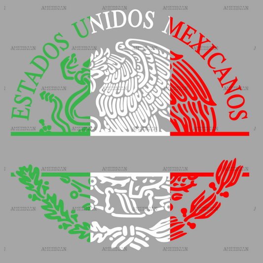 Estados Unidos Mexicanos Dtf Transfer