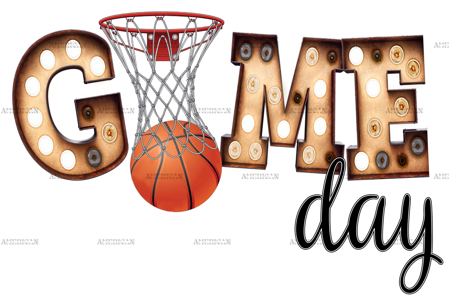 GameDay Basketball DTF Transfer