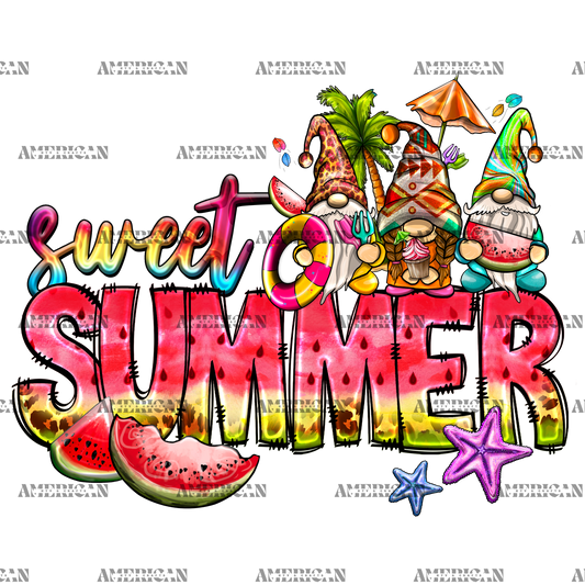 Gnomies Sweet Summer DTF Transfer