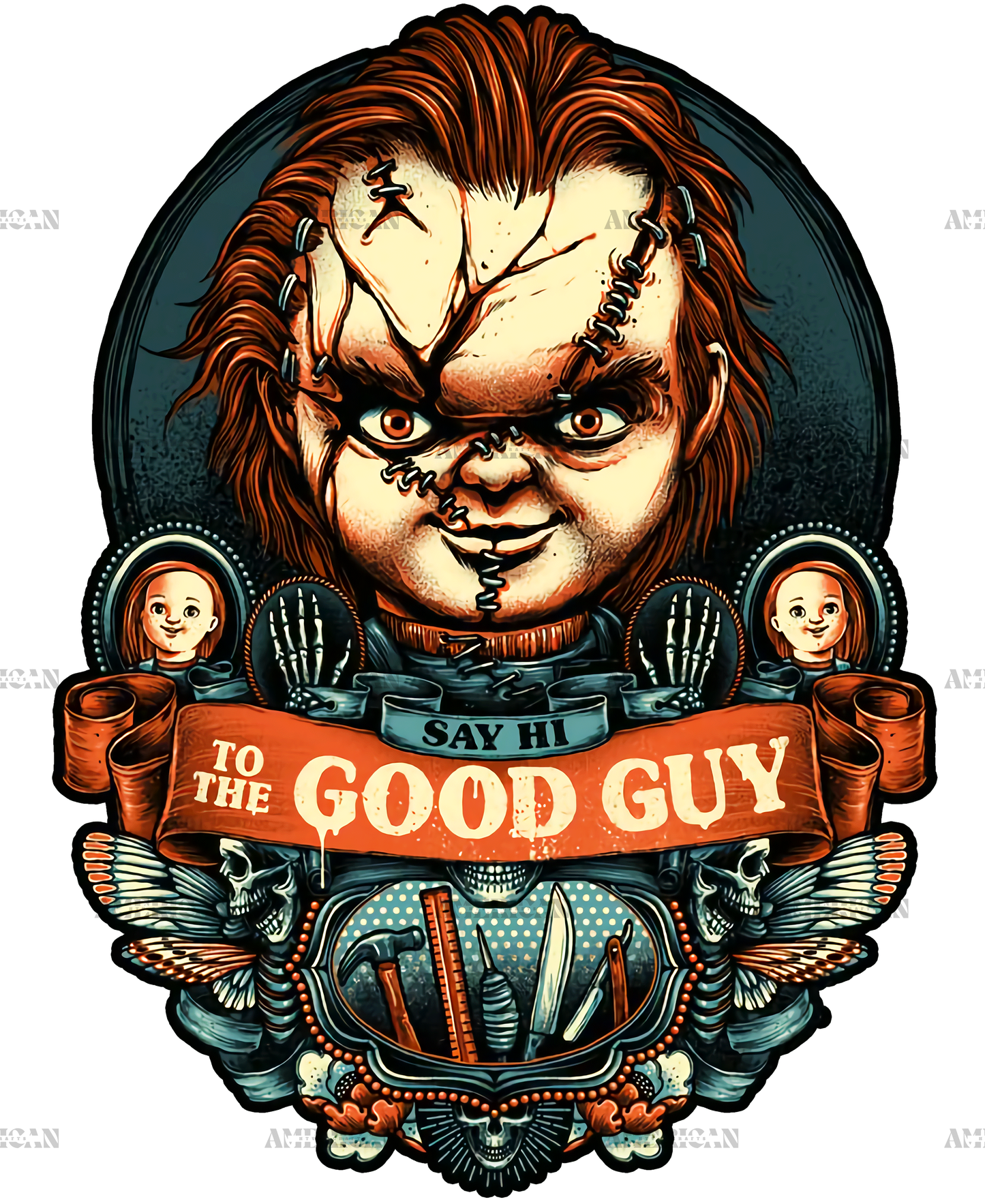 Good Guy Chucky DTF Transfer