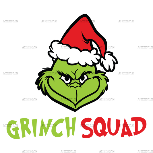 Grinch Squad-1 DTF Transfer