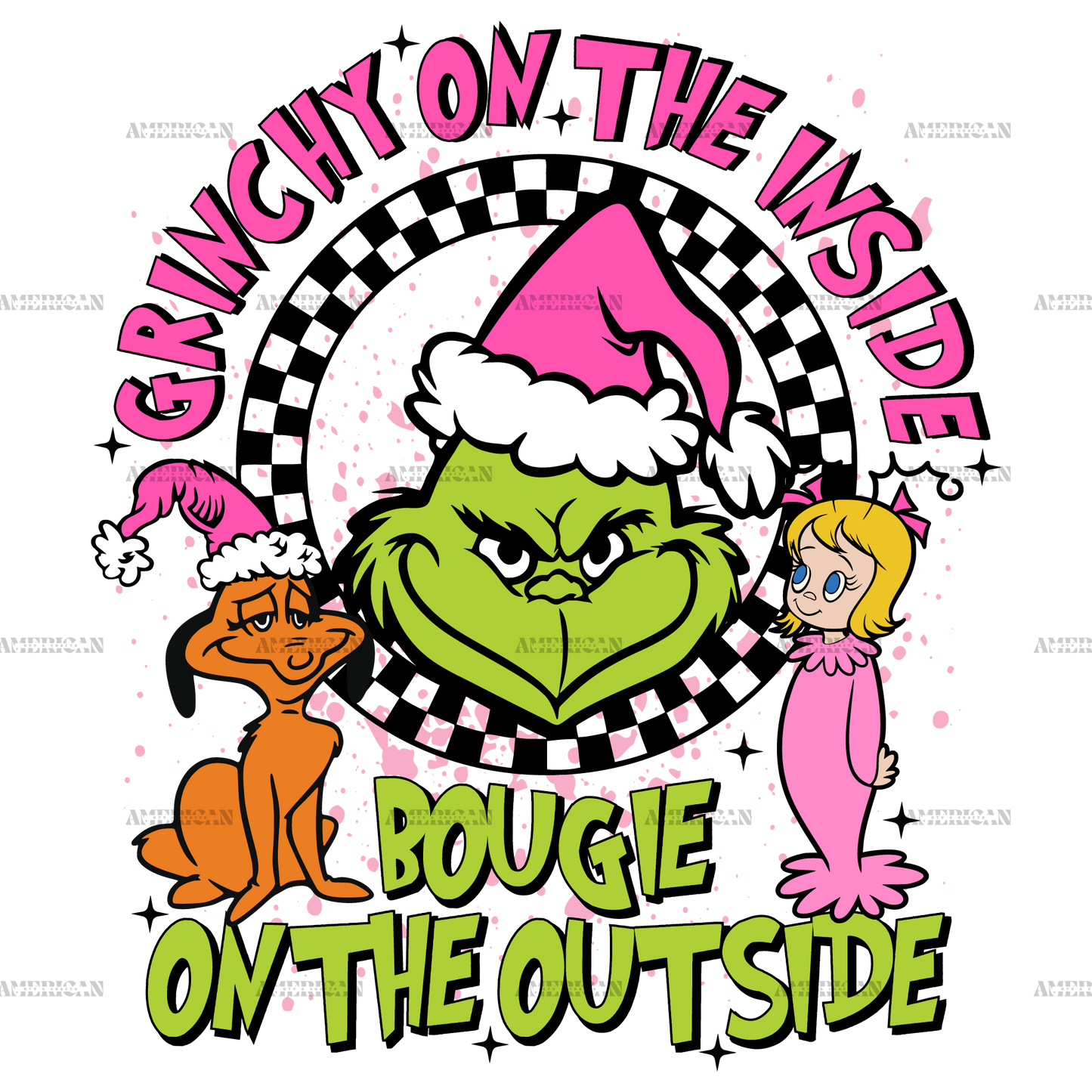 Grinchy On The Inside Bougie On The Outside Tumbler - Icestork