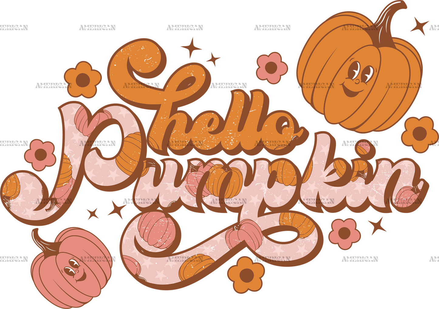 Hello Pumpkin-2 DTF Transfer