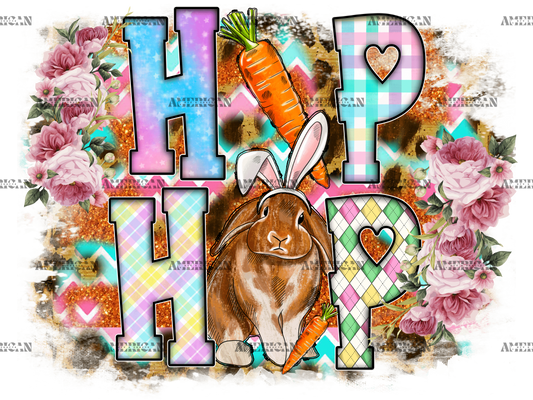 Hip Hop Rabbit DTF Transfer