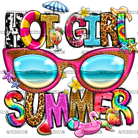 Hot Girl Summer Goggles DTF Transfer