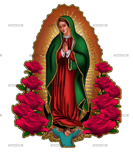 Lady Of Guadalupe Dtf Transfer
