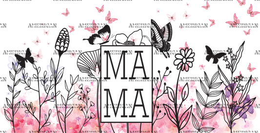 Mama-Wild-Flowers UV DTF Transfer