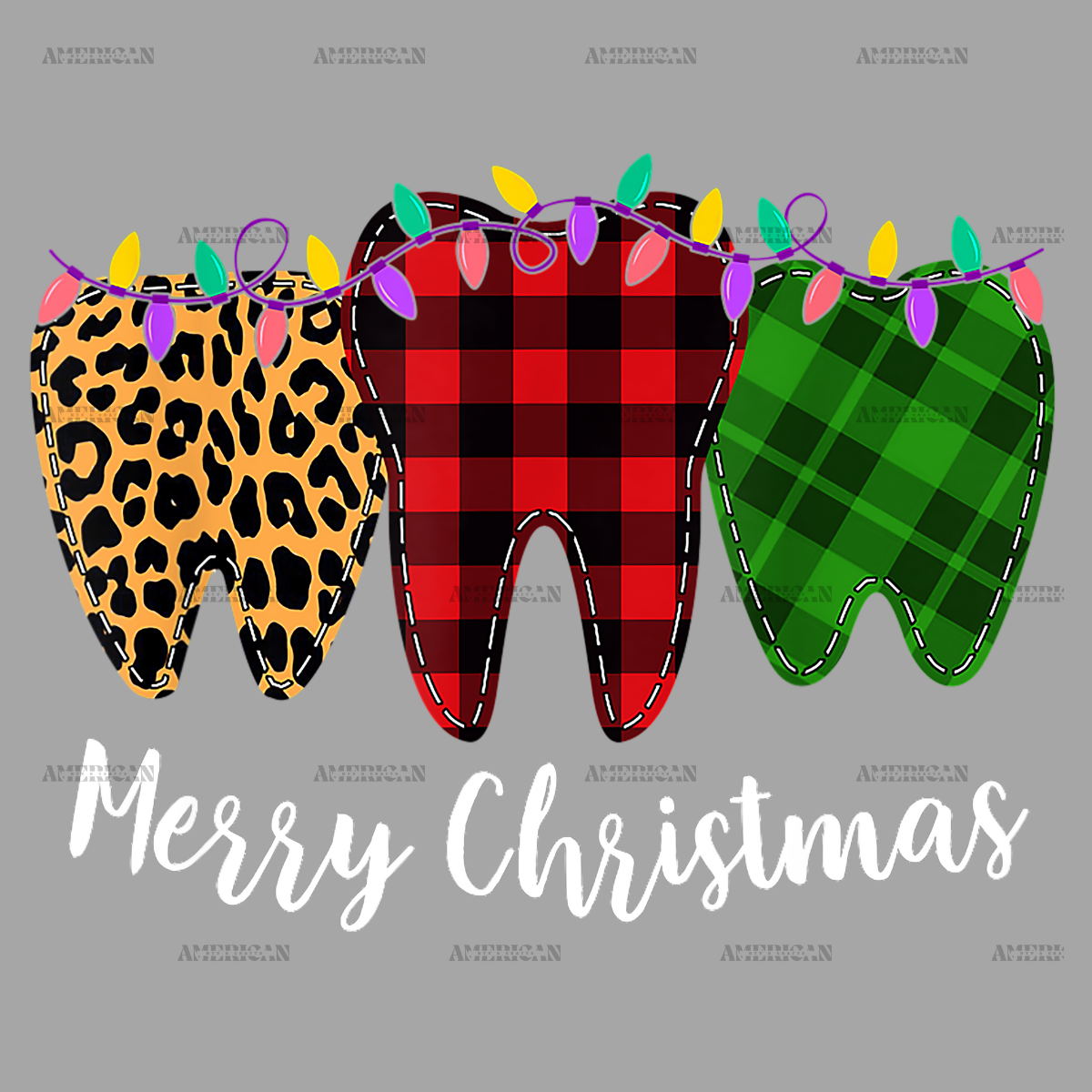 Merry Christmas Dental-2 DTF Transfer