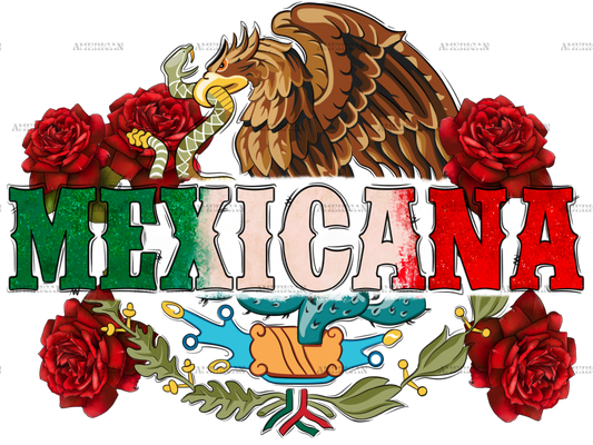 Mexicana Eagle Dtf Transfer