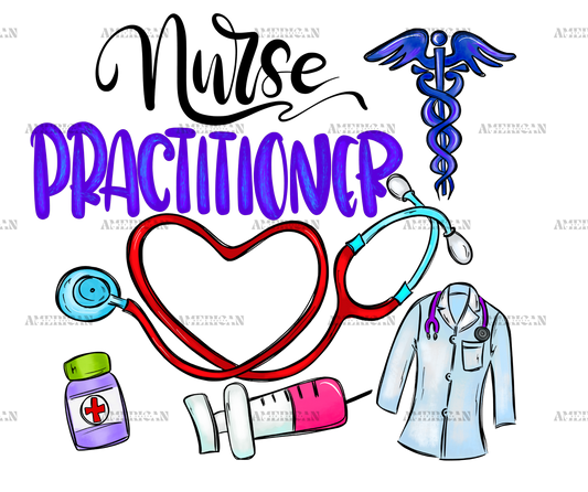 Nurse Practitioner DTF Transfer