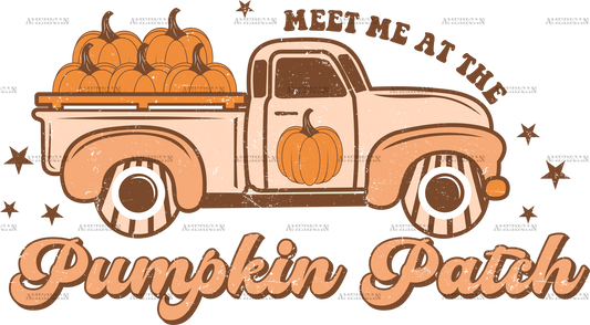 Pumpkin Patch Truck DTF Transfer