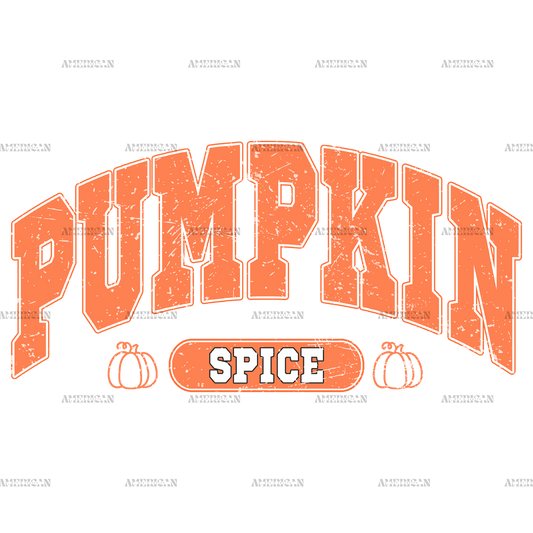 Pumpkin Spice Dotted DTF Transfer