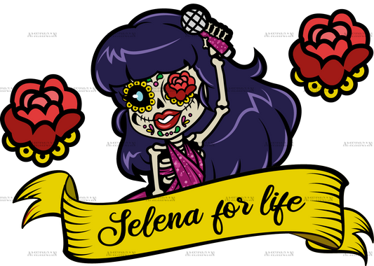 Selena For Life DTF Transfer