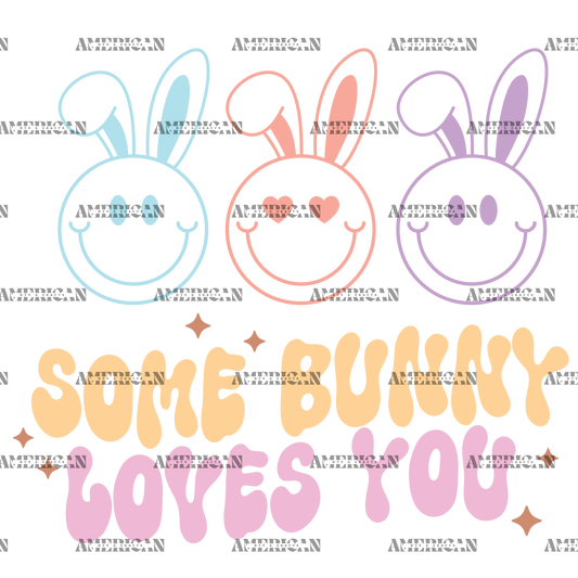 Some Bunny Loves You-2 DTF Transfer