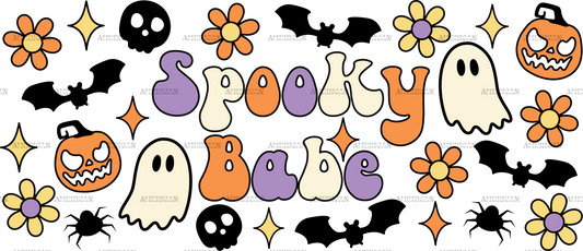Spooky Babe UV DTF Transfer