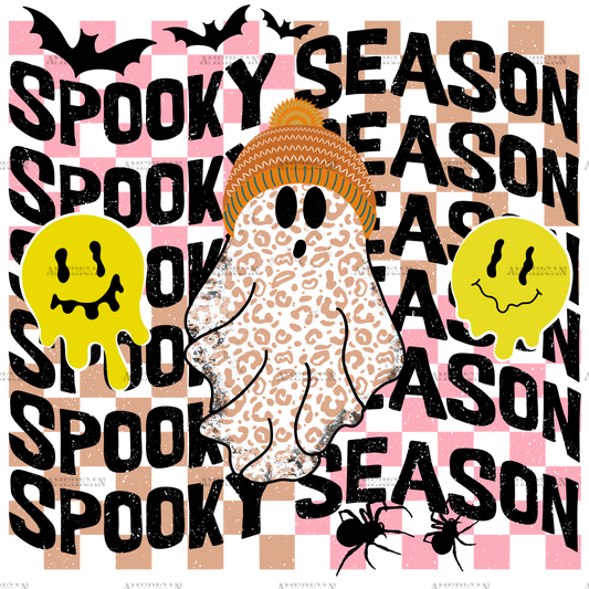 Spooky Season Groovy Ghost DTF Transfer