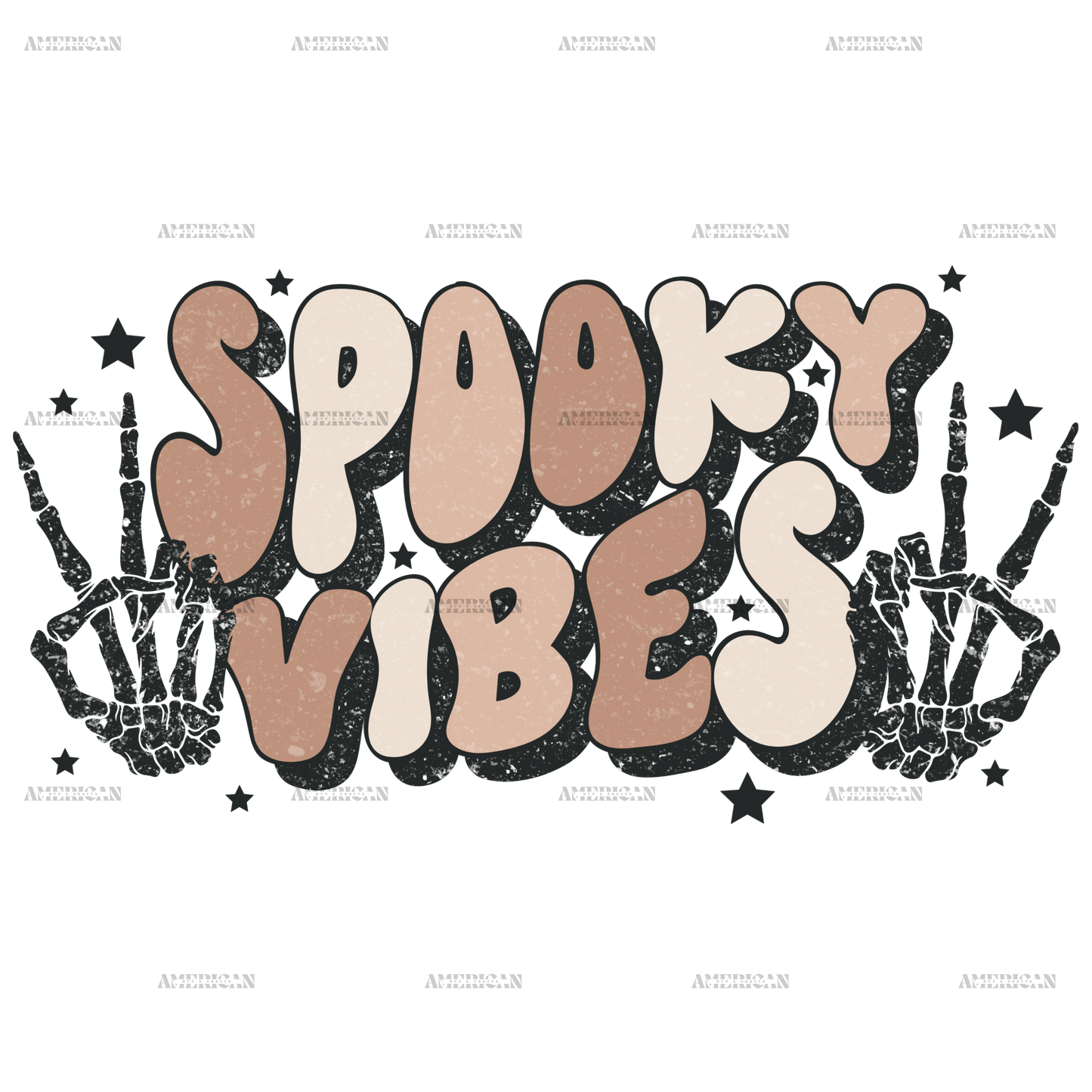 Spooky Vibes DTF Transfer