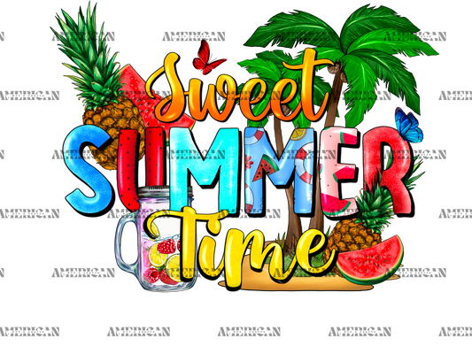 Sweet Summer Time-1 DTF Transfer