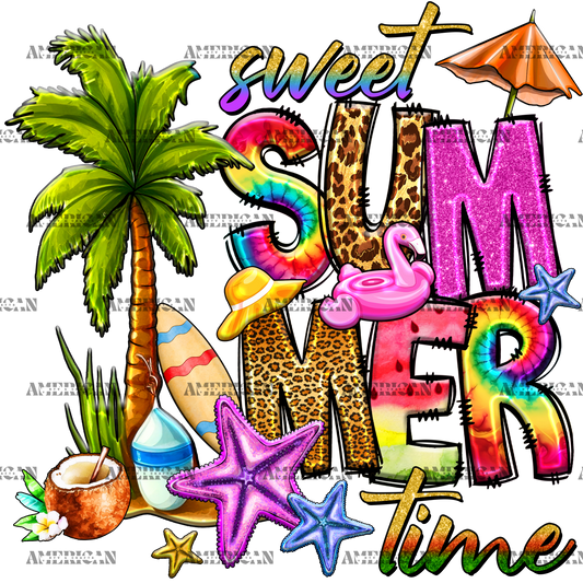 Sweet Summer Time-2 DTF Transfer